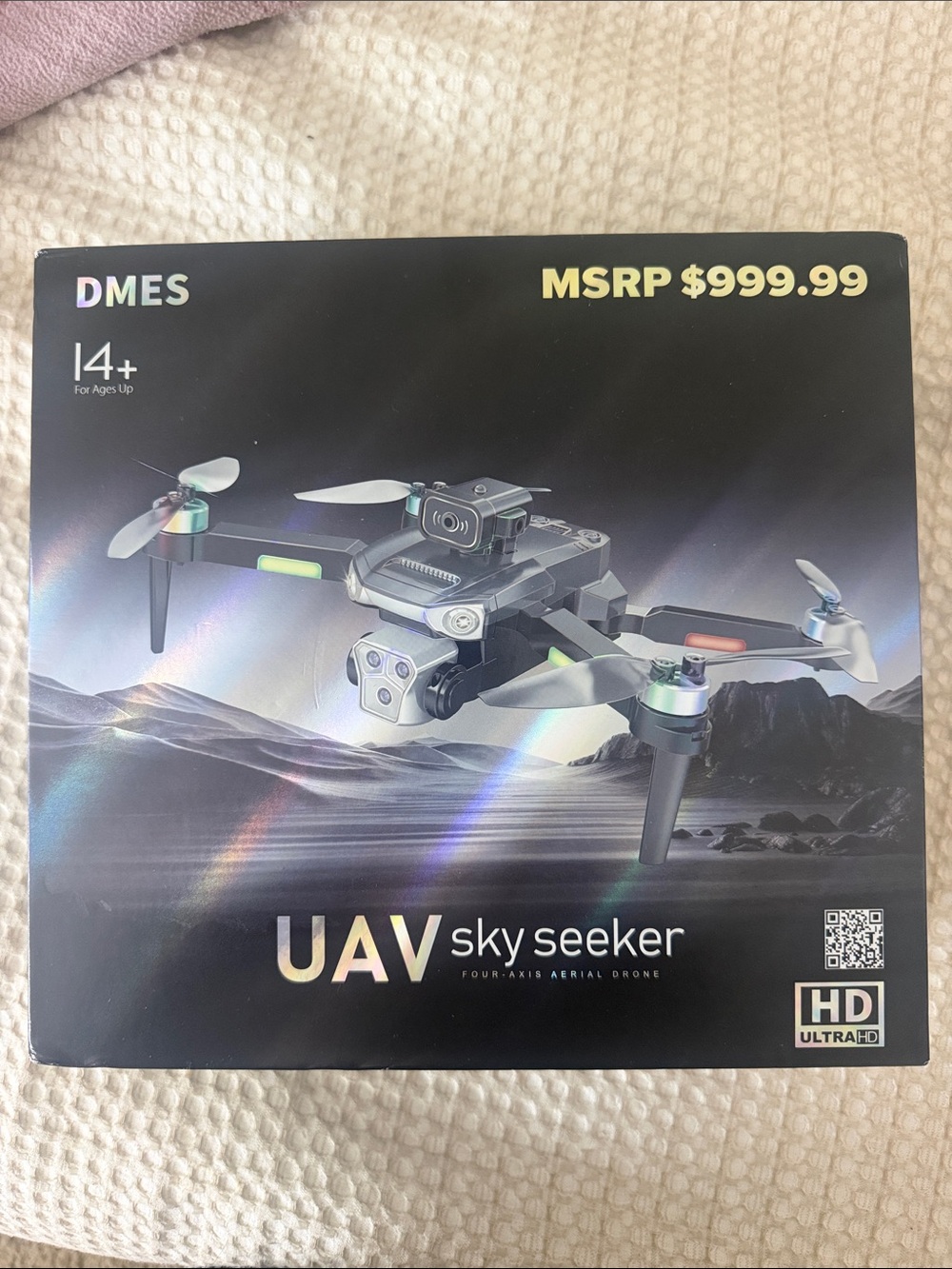 DMES UAV Sky Seeker Drone - Black with Metallic Accents